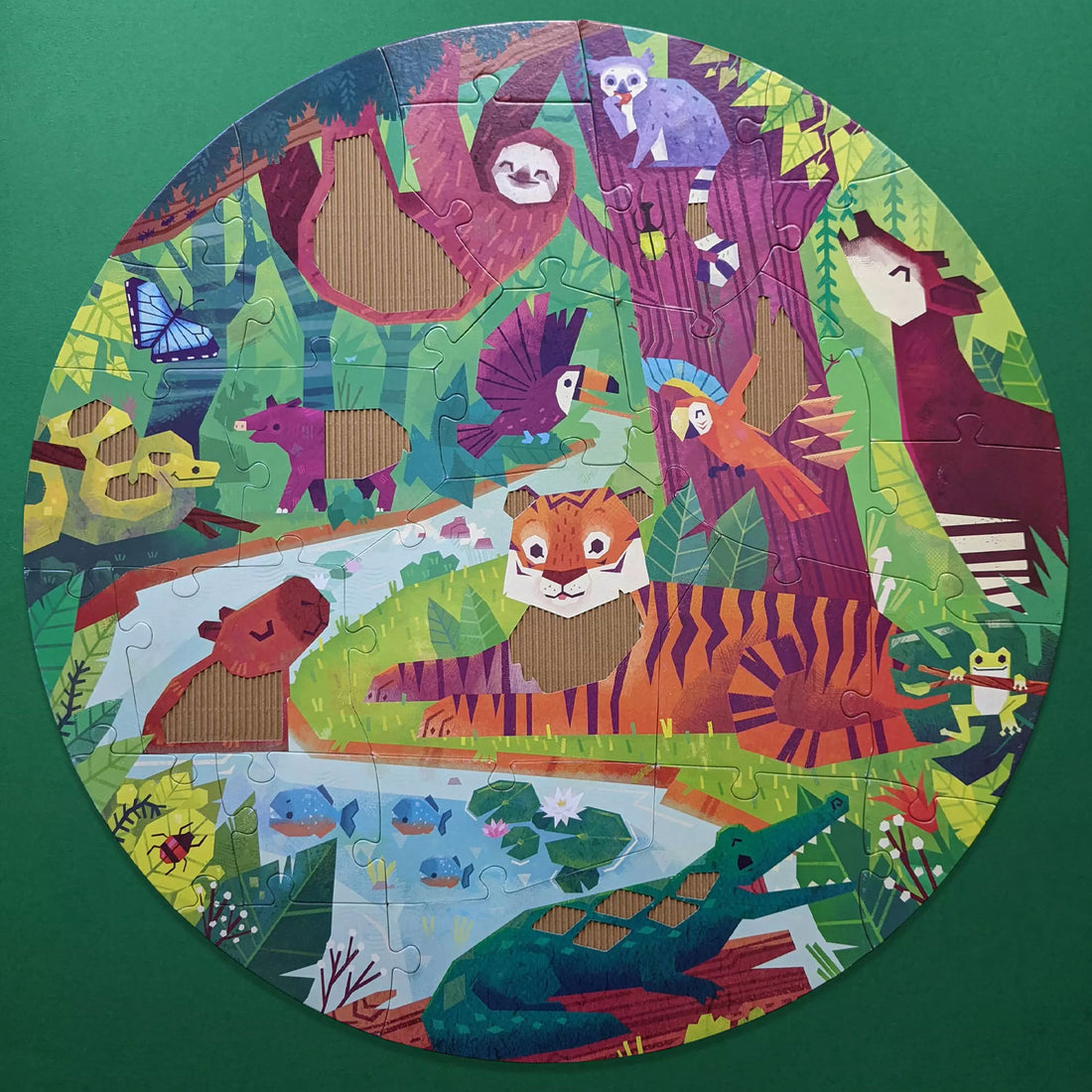 North Parade | Jungle Touch And Feel - 24 Piece Floor Puzzle