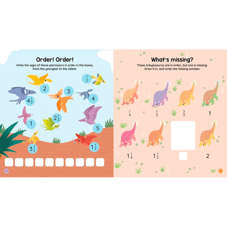 Dinosaur Academy - Fractions and Decimals Activity Book