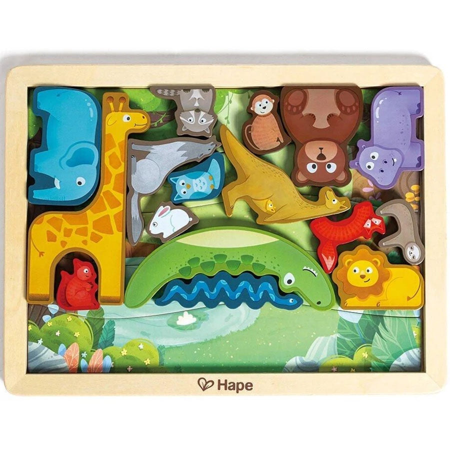 Hape | Amazing Animal Kingdom Puzzle