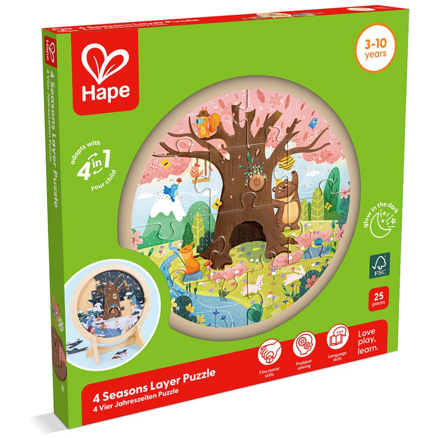 Hape | 4 Seasons Layer Puzzle