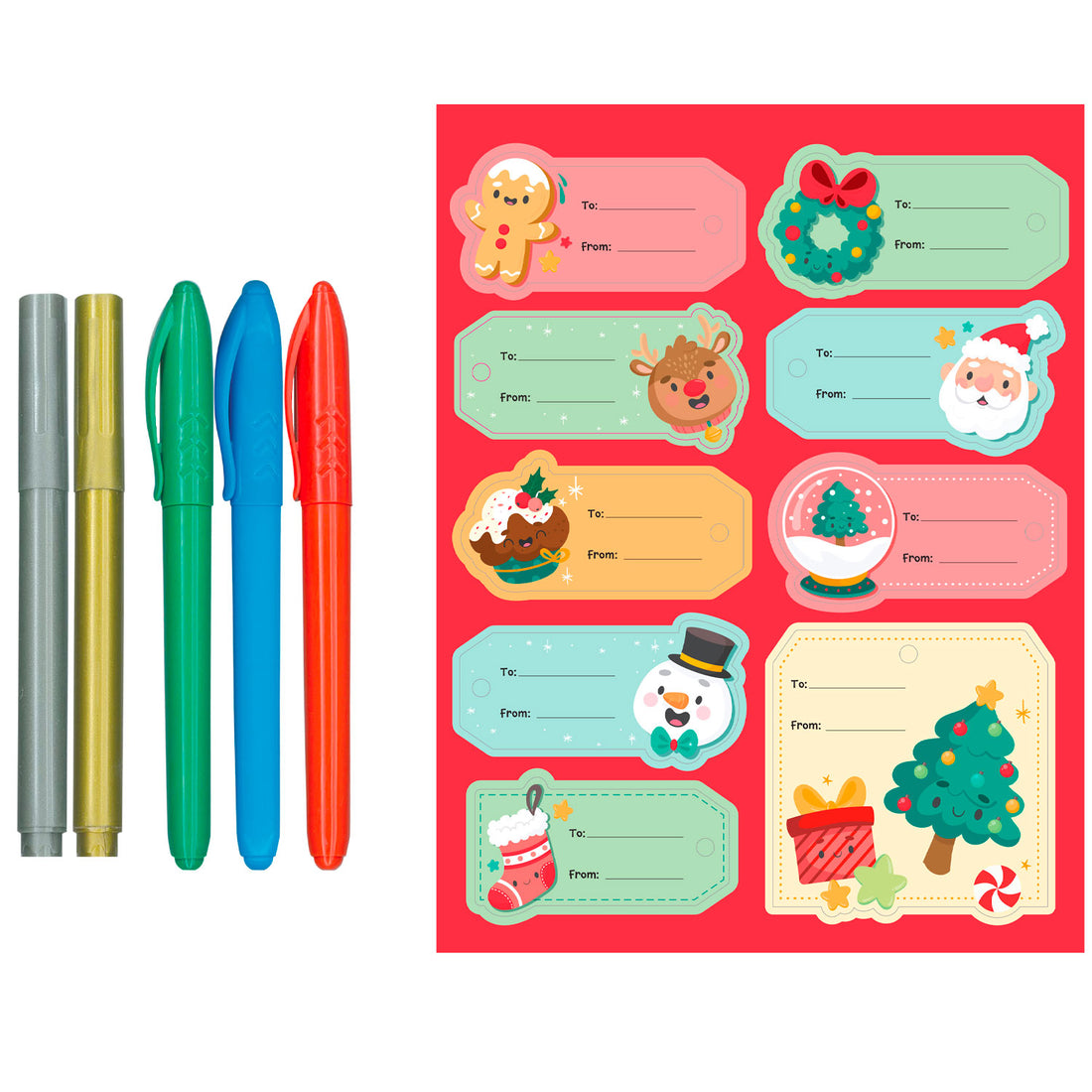 Hinkler | Kaleidoscope - Christmas Wonder Colouring Set