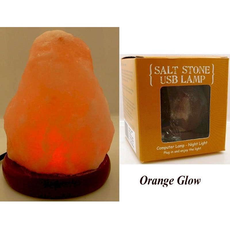 MDI | Salt Lamp Natural Shape - Orange