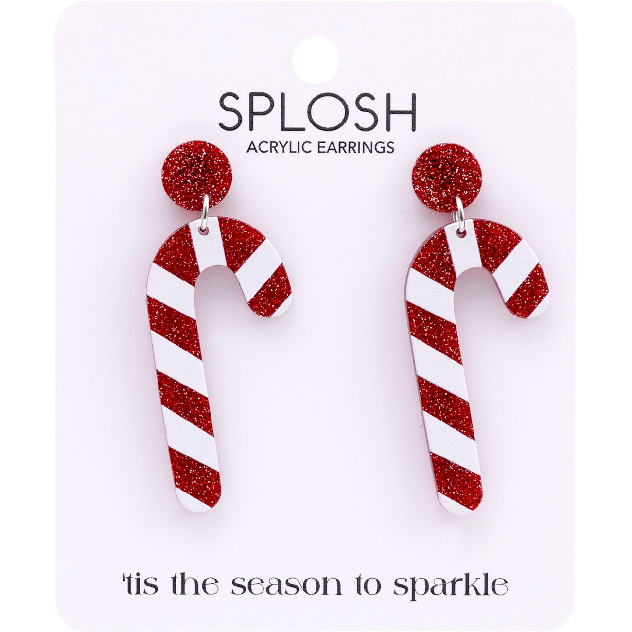 Splosh | Christmas Earrings - Candy Cane