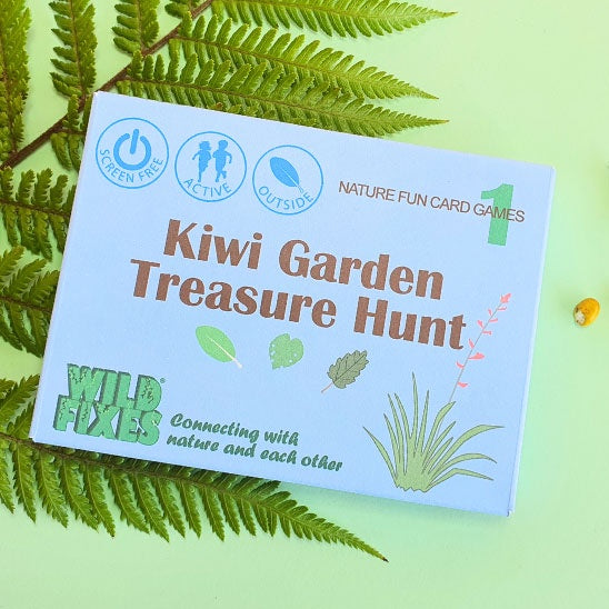 Sustained Fun | Nature Fun Card Games - Kiwi Garden Treasure Hunt