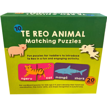 Te Reo - Animal Matching Puzzles