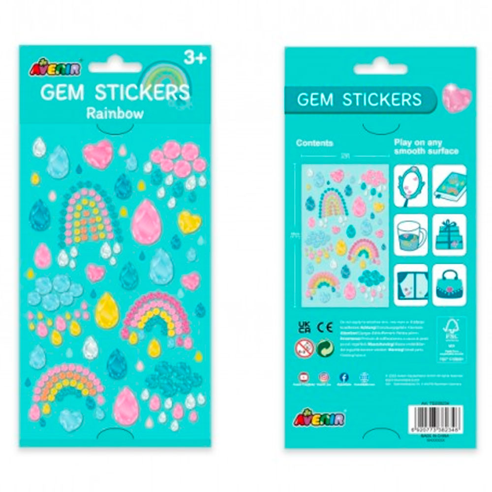 Avenir | Gem Stickers - Rainbows