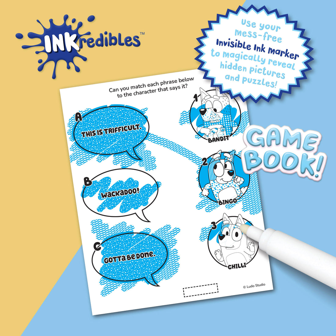 Hinkler | INKredibles - Bluey Game Book