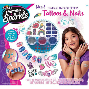 CraZart | Shimmer N Sparkle - Sparkling Glitter Tattoos & Nails