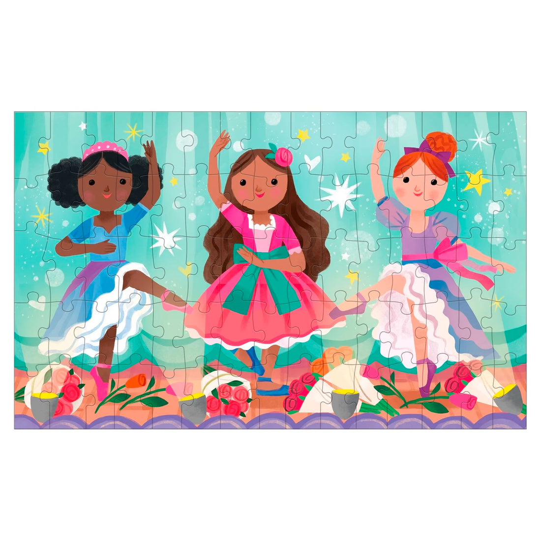 Mudpuppy | 75 Piece Lenticular Puzzle - Graceful Ballerinas