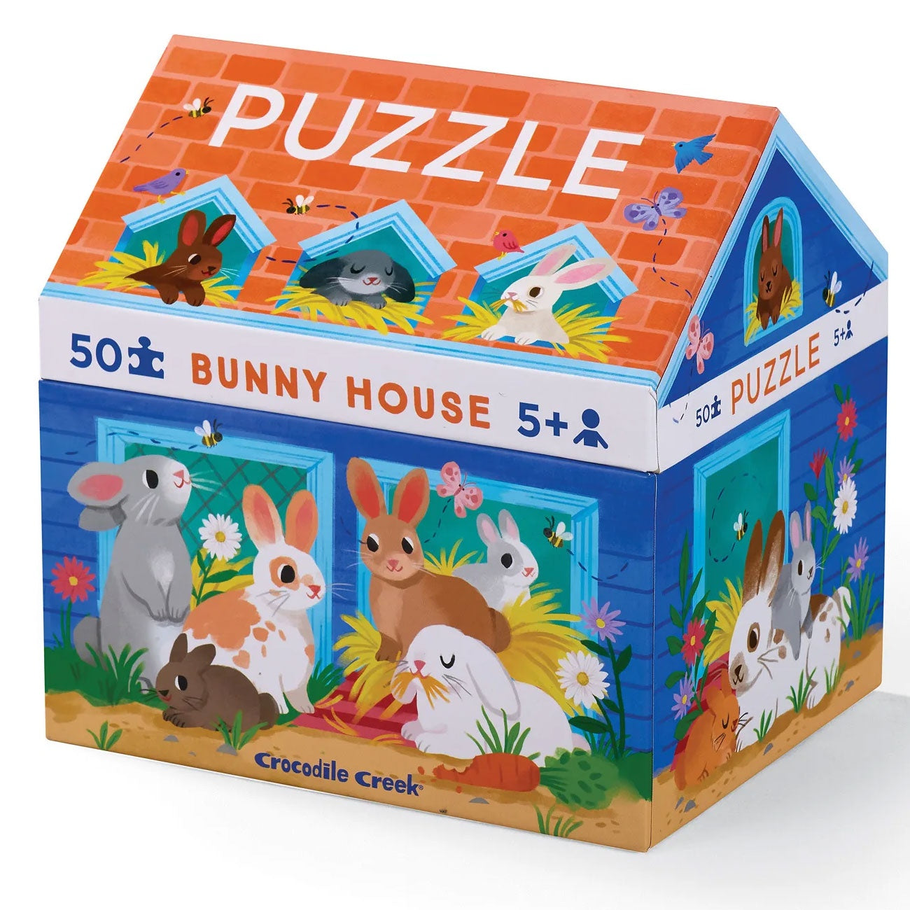 Crocodile Creek | Puzzle - Bunny House - 50 Piece