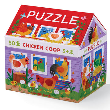 Crocodile Creek | Puzzle - Chicken Coop - 50 Piece