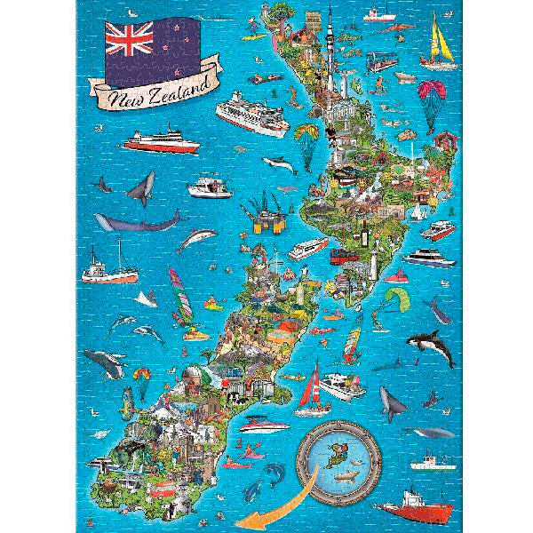 1000 Piece Puzzle | The New Zealand Family Jigsaw