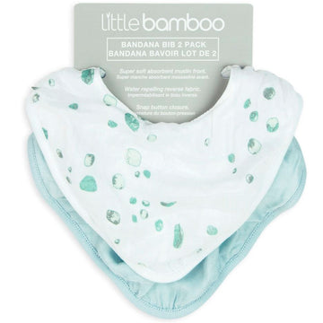 Little Bamboo | Muslin Bib 2Pk - Whisper