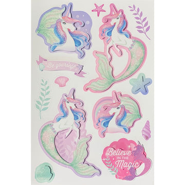 Paper Craft | Glitter Stickers - Mermicorn