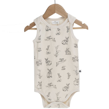 Burrow & Be | Singlet Onesie - Almond Burrowers