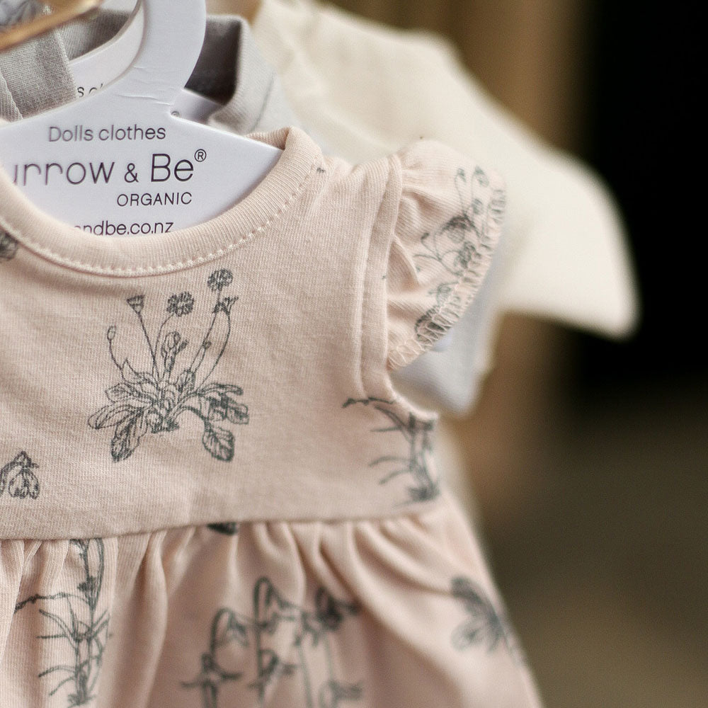 Burrow & Be | Dolls Dress - Blush Meadow