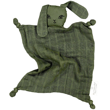 Burrow & Be | Muslin Bunny Comforter - Olive