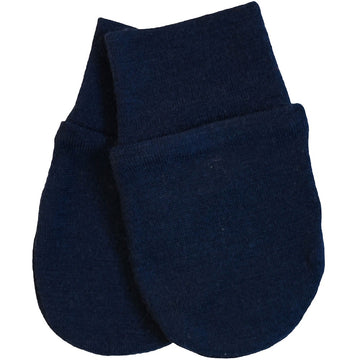 Babu | Merino Scratch Mittens - Navy