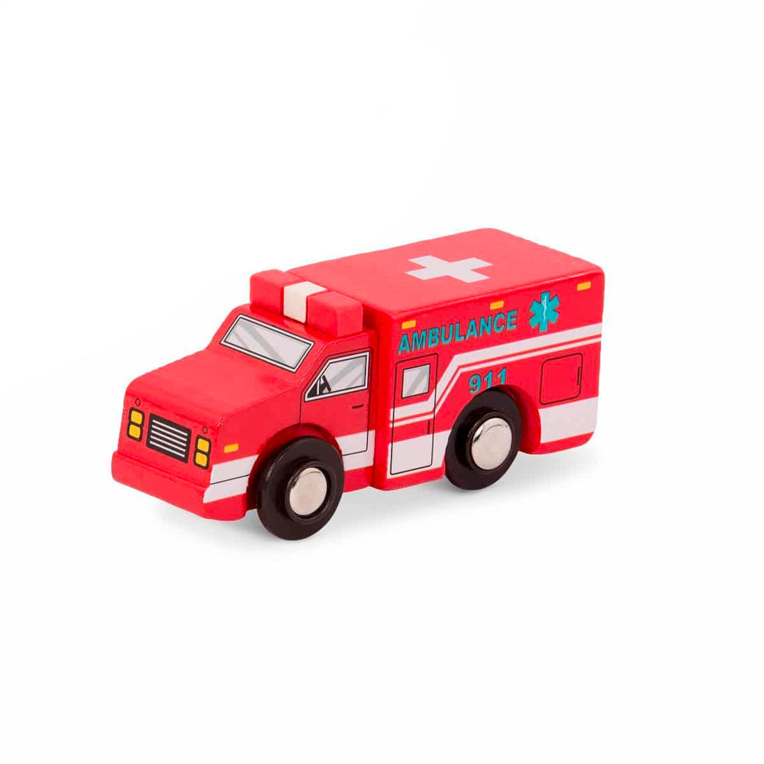 Battat | Wooden Vehicles - Emergency Vehicles