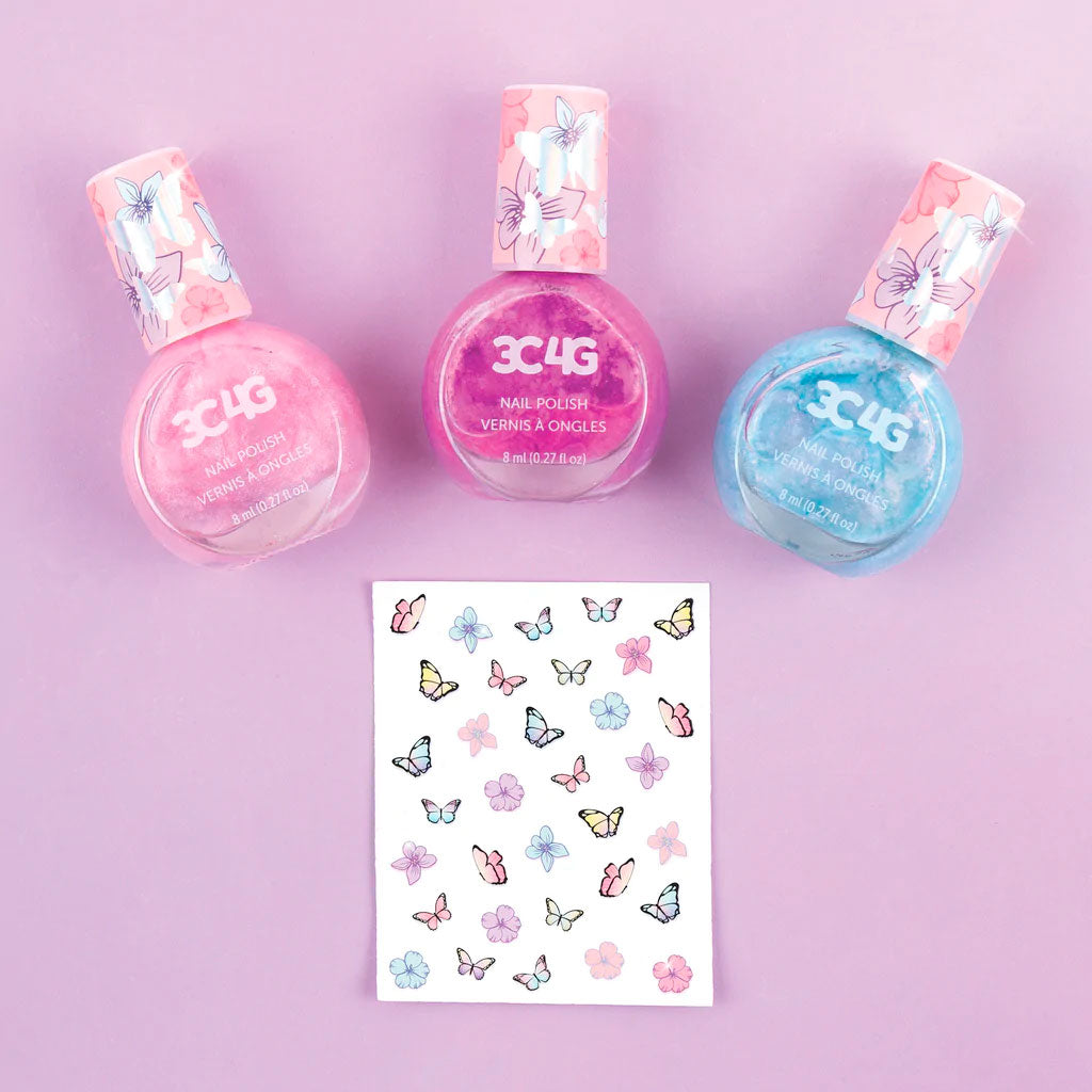 Make It Real | 3C4G - Nail Polish Butterfly Trio