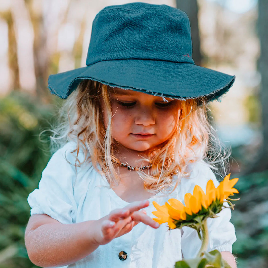 Millymook | Floppy Hat - Narooma - Denim Blue