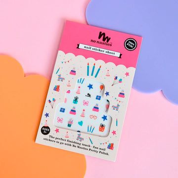 No Nasties | Nail Sticker Sheet - Birthday