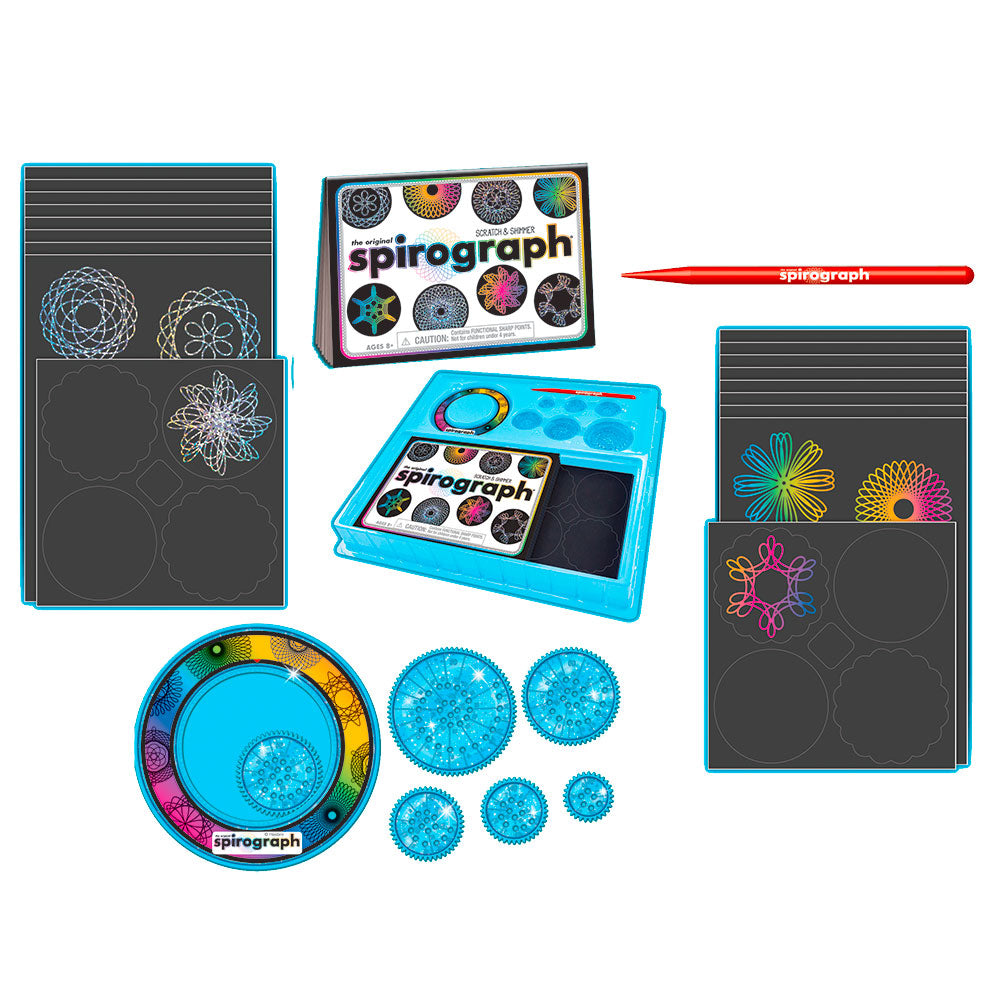 Hasbro | The Original Spirograph - Scratch & Shimmer